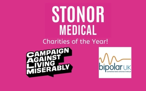 Stonor Medical has chosen two Mental Health charities as its Charities Of The Year